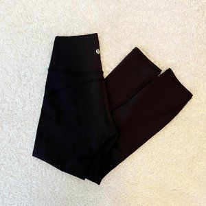 Lululemon Black Crop Leggings - size 4 (#2)